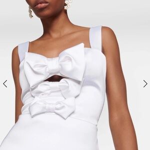 Rasario Tiffany White Silk Gown for Wedding Festivities and beyond